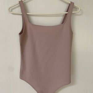 Express Pink Bodysuit Classic Tank Style